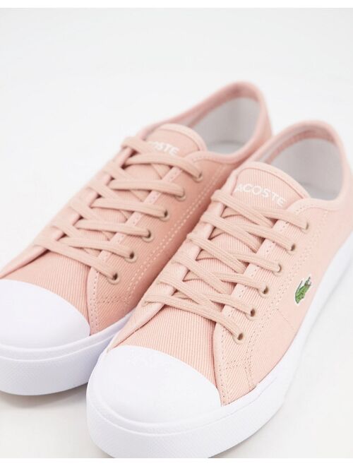 Lacoste zaine plus grand sneakers in pink