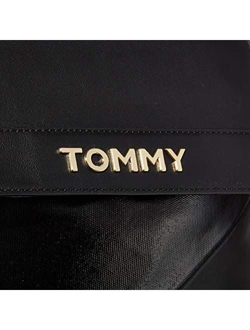Tommy Hilfiger Cassie Flap Backpack, Black