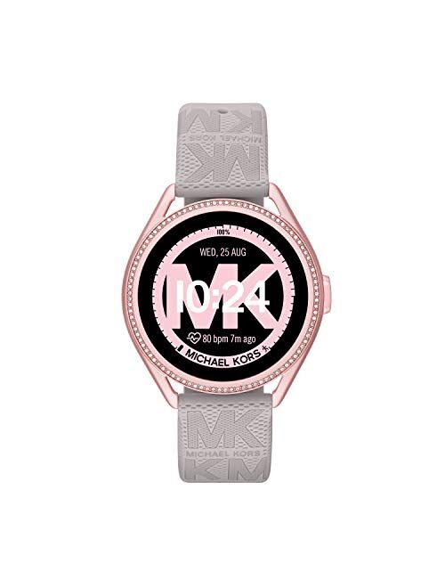 Michael Kors Women's MKGO Gen 5E 43mm Touchscreen Smartwatch with Fitness Tracker, Heart Rate, Contactless Payments, and Smartphone Notifications