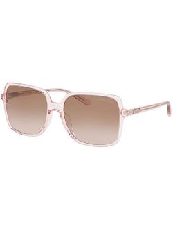 ISLE OF PALMS MK2098U Sunglasses 367813-56 -, Brown/Pink MK2098U-367813-56