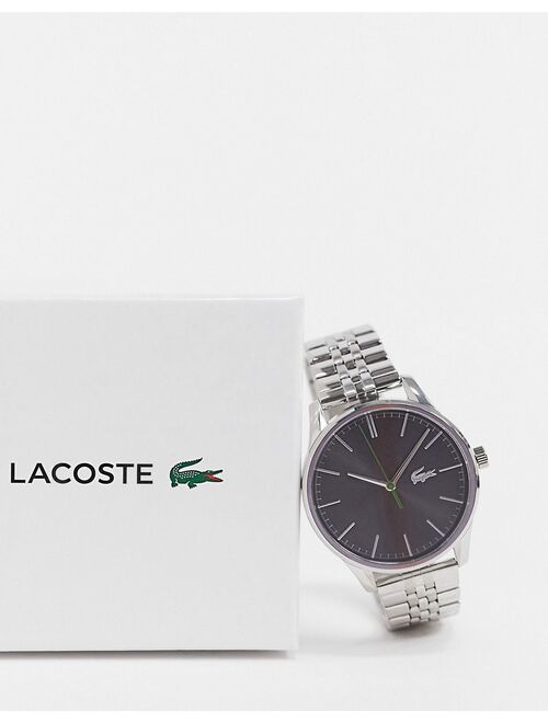 Lacoste silver bracelet analog watch 2011073
