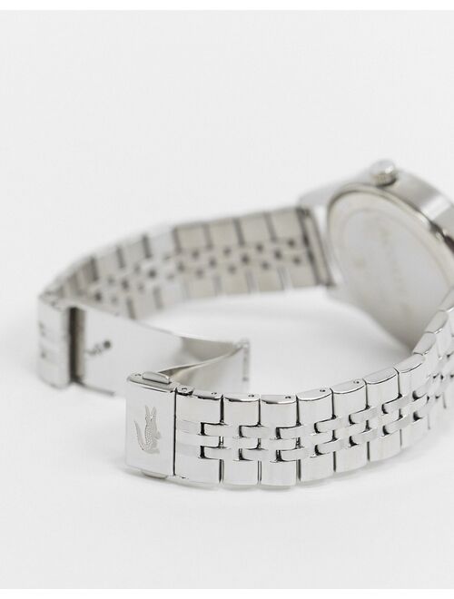 Lacoste silver bracelet analog watch 2011073