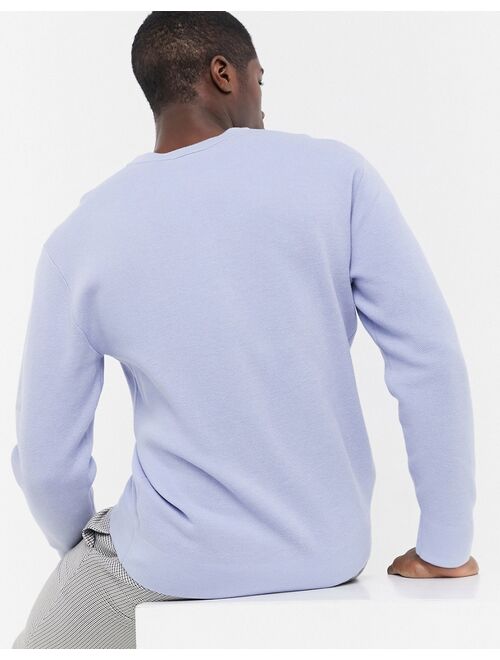 Lacoste soft cotton long sleeve pique sweater