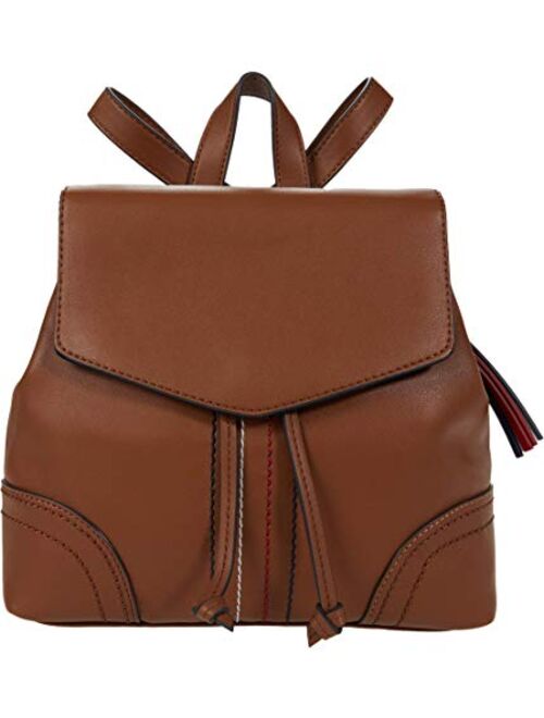 Tommy Hilfiger Jane Backpack - Smooth Grain PVC Cognac One Size