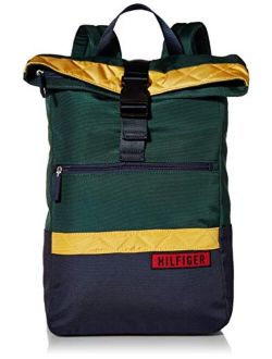 Men's Boulder Backpack, Navy/Red/Whit, OS