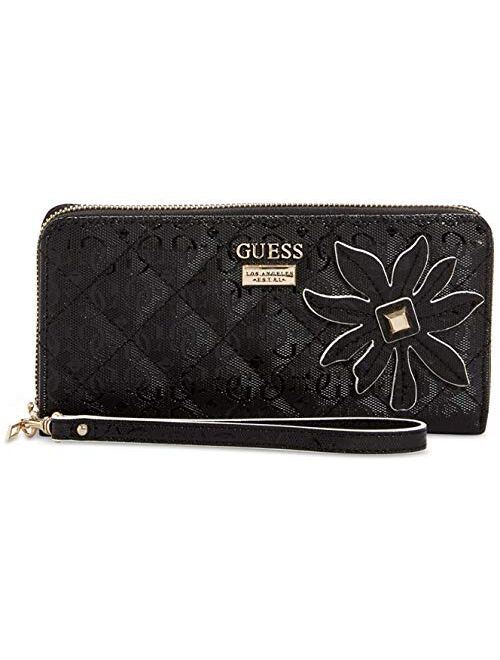GUESS Women's Floral Logo Satchel Bag & Wallet Set