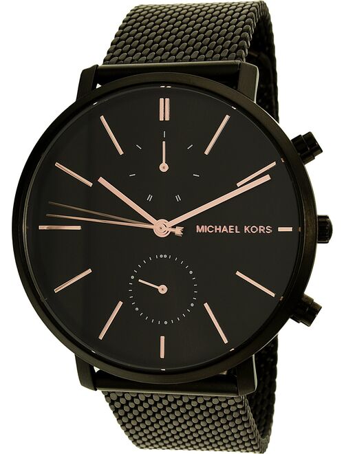 Michael Kors Men's Jaryn Black Stainless Steel Watch, MK8504