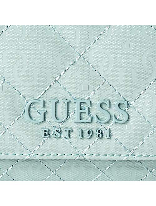 Guess Women's Queenie Wallet Multi Clutch - Aqua