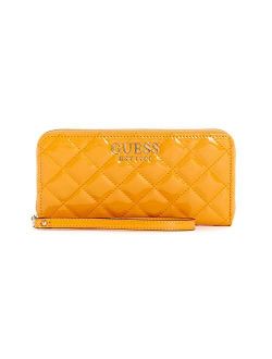 Women's Melise Large Zip Around Wallet - Marigold