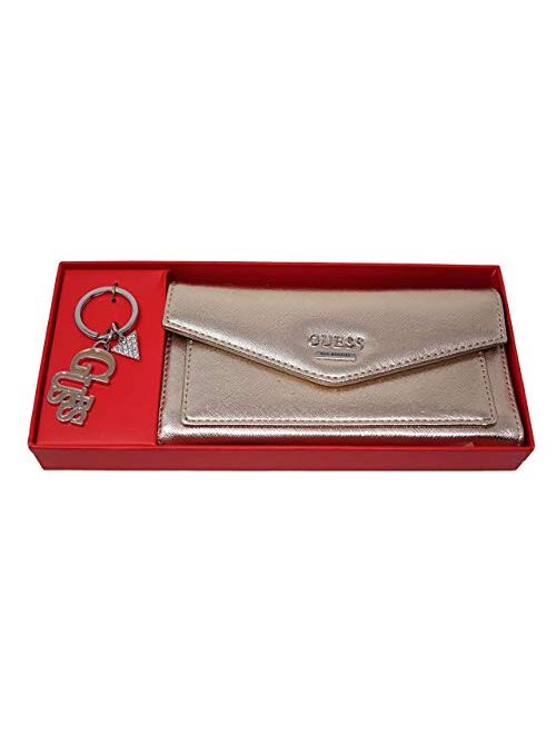 Guess Sullivan Wallet Key Chain Charm Gift Set Wallet Clutch Bag