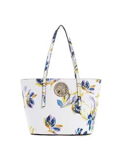 Open Road/Small Tote White Floral