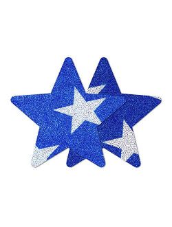 Nippies Style American Flag Print Stars Waterproof Adhesive Nipple Cover Pasties