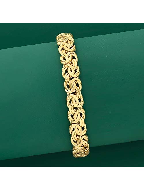 Ross-Simons 14kt Yellow Gold Byzantine Bracelet
