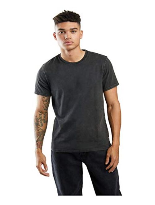 GUESS Men's Acid Washed Jersey Tee