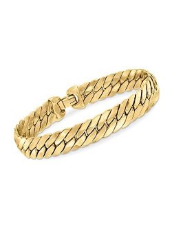 Italian 14kt Yellow Gold Cuban-Link Bracelet