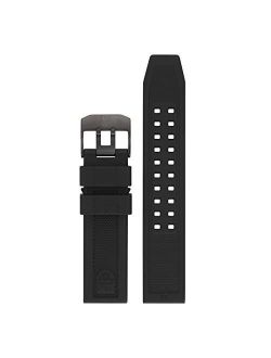 Men's 3050 Navy SEAL Colormark Series Black Rubber Watch Band