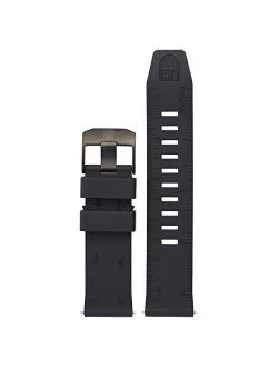 Men's RECON Series Black Rubber Watch Band