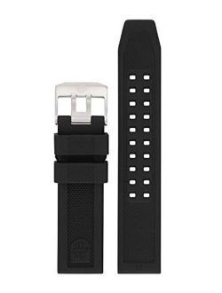 Genuine Luminox Replacement Band/Rubber Strap for Navy Seals Series 3050-23 mm Black