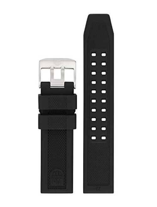 Genuine Luminox Replacement Band/Rubber Strap for Navy Seals Series 3050-23 mm Black