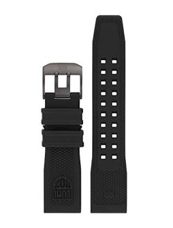 Genuine Luminox Replacement Band/Rubber Strap for Navy Seals Series 3500-24 mm Black