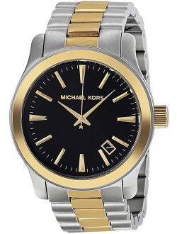 WATCH MICHAEL KORS STAINLESS STEEL BLACK BICOLOR MEN MK7064