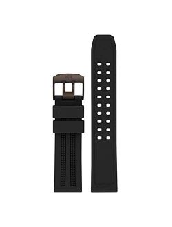 Men's Navy SEAL Old Ultimate Series Black Polyurethane Watch Band