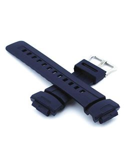 Genuine Replacement Strap for G Shock Watch Model G-100-2B, G-2310-2V, G-2400-2V, G-100-2BV