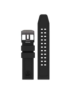 Men's 7050 Navy SEAL Colormark Series Black Polyurethane Watch Band