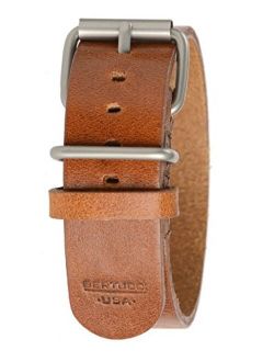 Bertucci B-188H D-Type Mens 22mm Heritage Scotch Veg. Calf Leather Watch Band