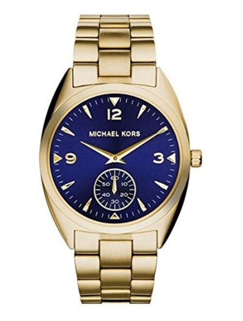 Michael Kors Men's Callie Champagne Dial Gold-tone Unisex Watch MK3345