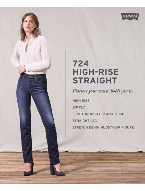 Levi's Women's 724 Straight-Leg Jeans in Short Length