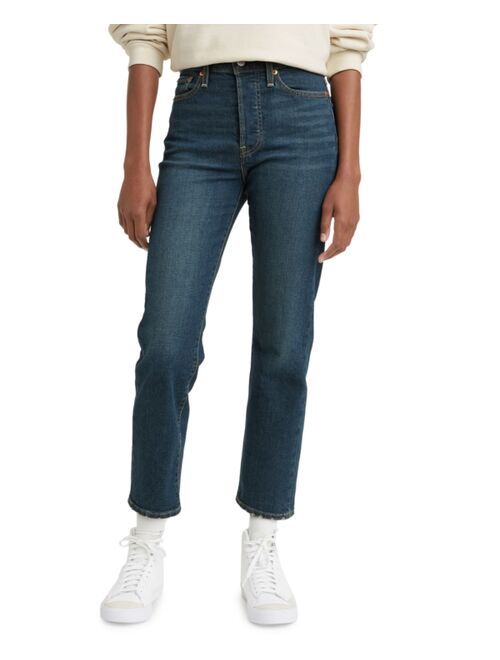 Levi's Women's Wedgie Straight-Leg Cropped Jeans