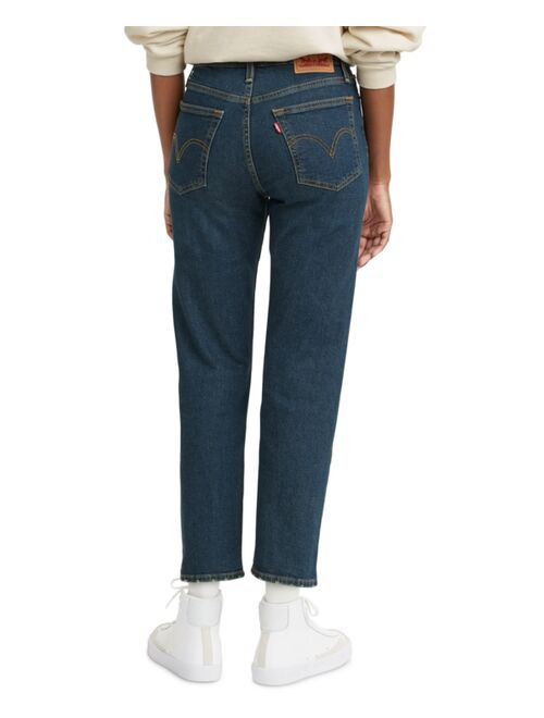 Levi's Women's Wedgie Straight-Leg Cropped Jeans