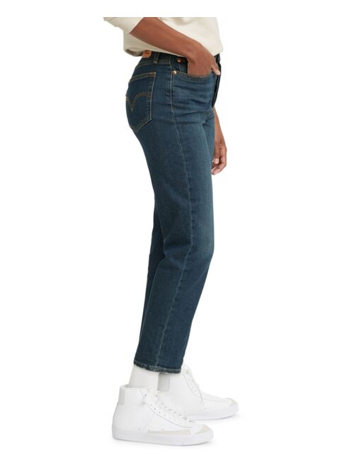 Levi's Women's Wedgie Straight-Leg Cropped Jeans