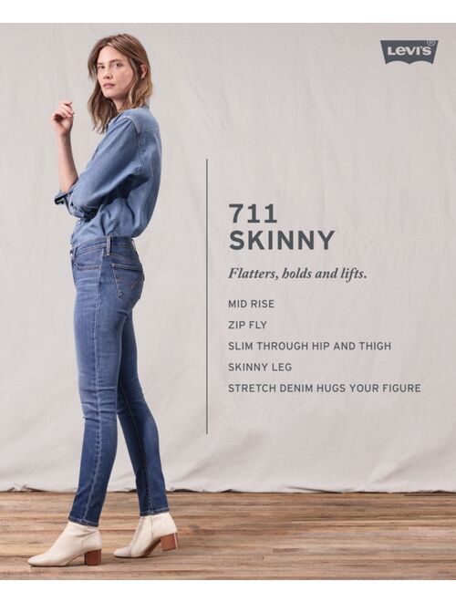 Levi's Women's 711 Skinny Jeans in long Length