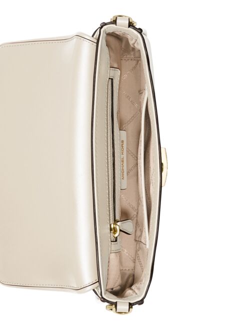 Michael Kors Bradshaw Woven Leather Convertible Shoulder Bag