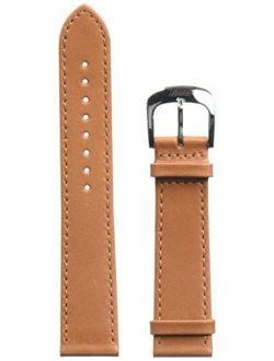 unisex-adult Leather Calfskin Watch Strap Brown T600042558