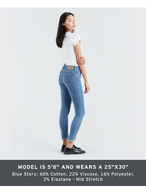 Levi's Women's 721 High-Rise Skinny Jeans in Long Length