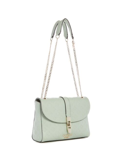 Guess Peony Classic Convertible Crossbody Baby Blue