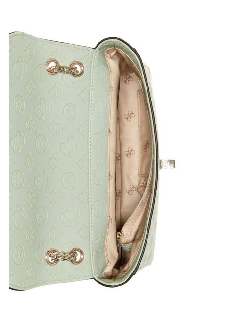 Guess Peony Classic Convertible Crossbody Baby Blue