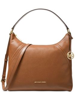 Aria Pebble Leather Shoulder Bag