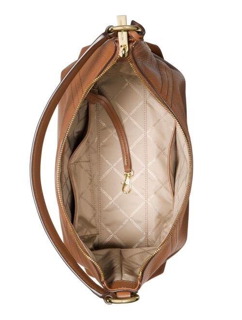 Michael Kors Aria Pebble Leather Shoulder Bag