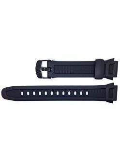 Genuine Casio Replacement Watch Strap 10287400 for Casio Watch W-756-1AVW