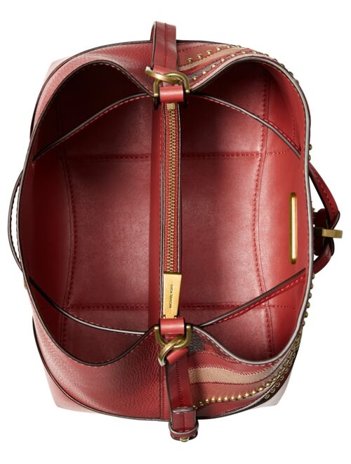 Michael Kors Mercer Gallery Medium Leather Convertible Bucket Bag