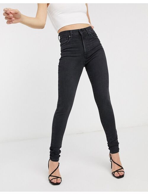 Levi's Mile High super skinny jeans in black