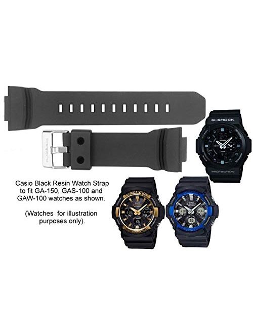 Casio G-Shock GA-150 Watch Strap 10410441 - Black