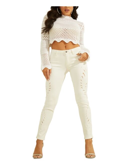 Guess Embroidered Skinny Jeans