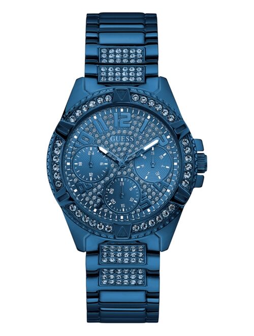 Guess Unisex Blue Stainless Steel Bracelet Watch 40mm