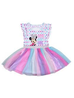 Girl's Minnie Mouse Polka Dot Birthday Girl Dress and Panty Set