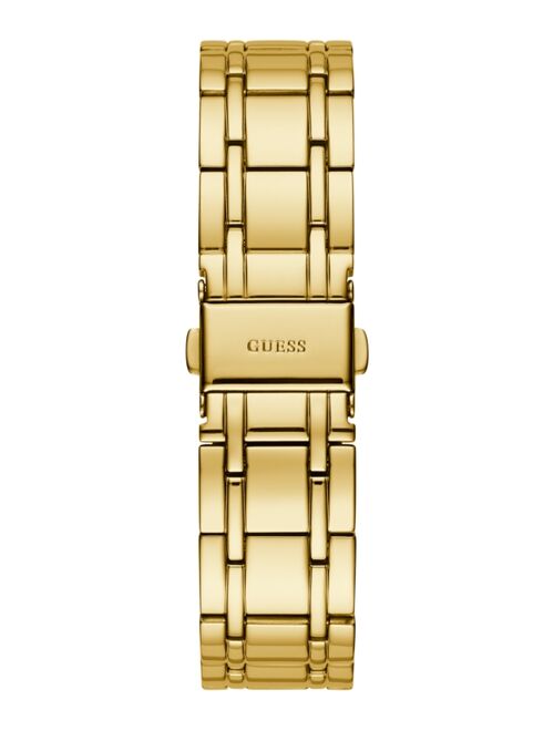Guess Diamond-Accent Gold-Tone Stainless Steel Bracelet Watch 40mm